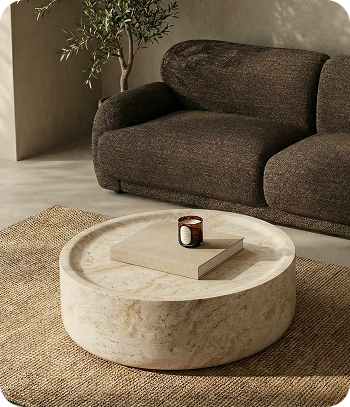 Ingrid round coffee table