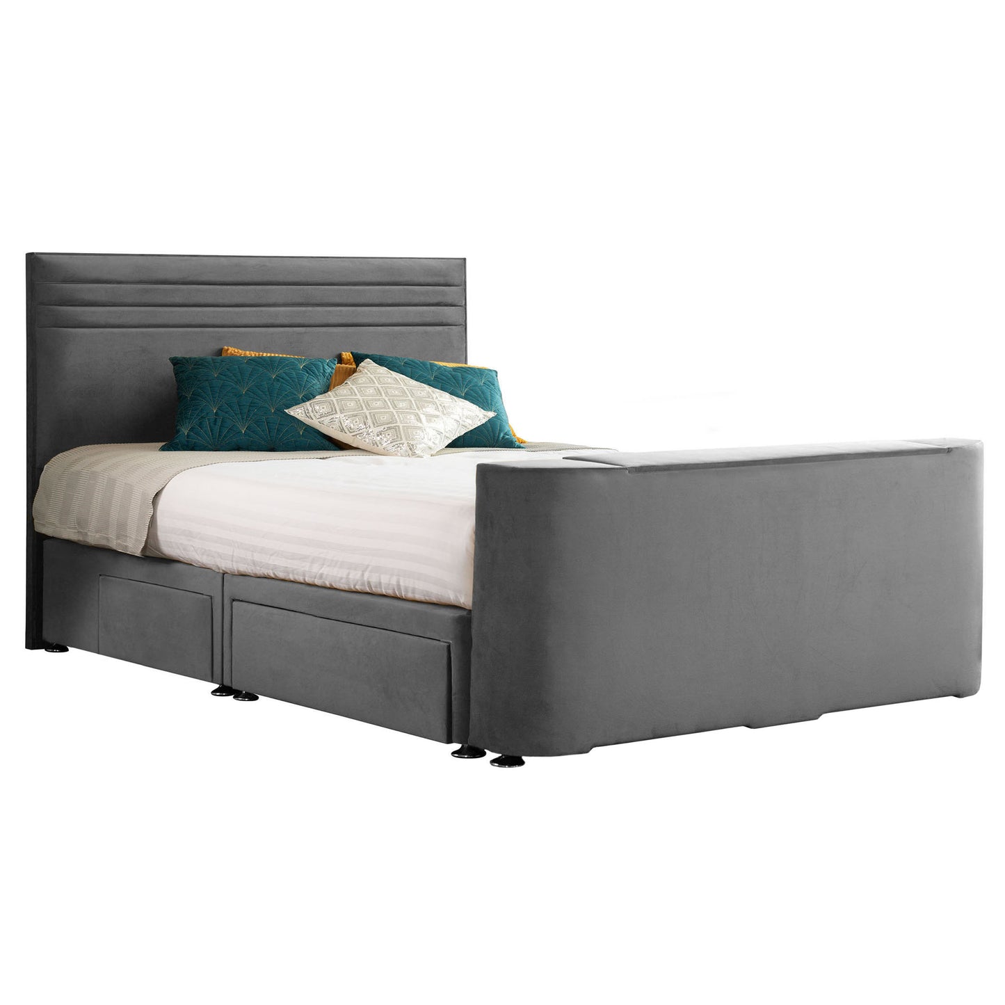 Image Classic Double TV Bed
