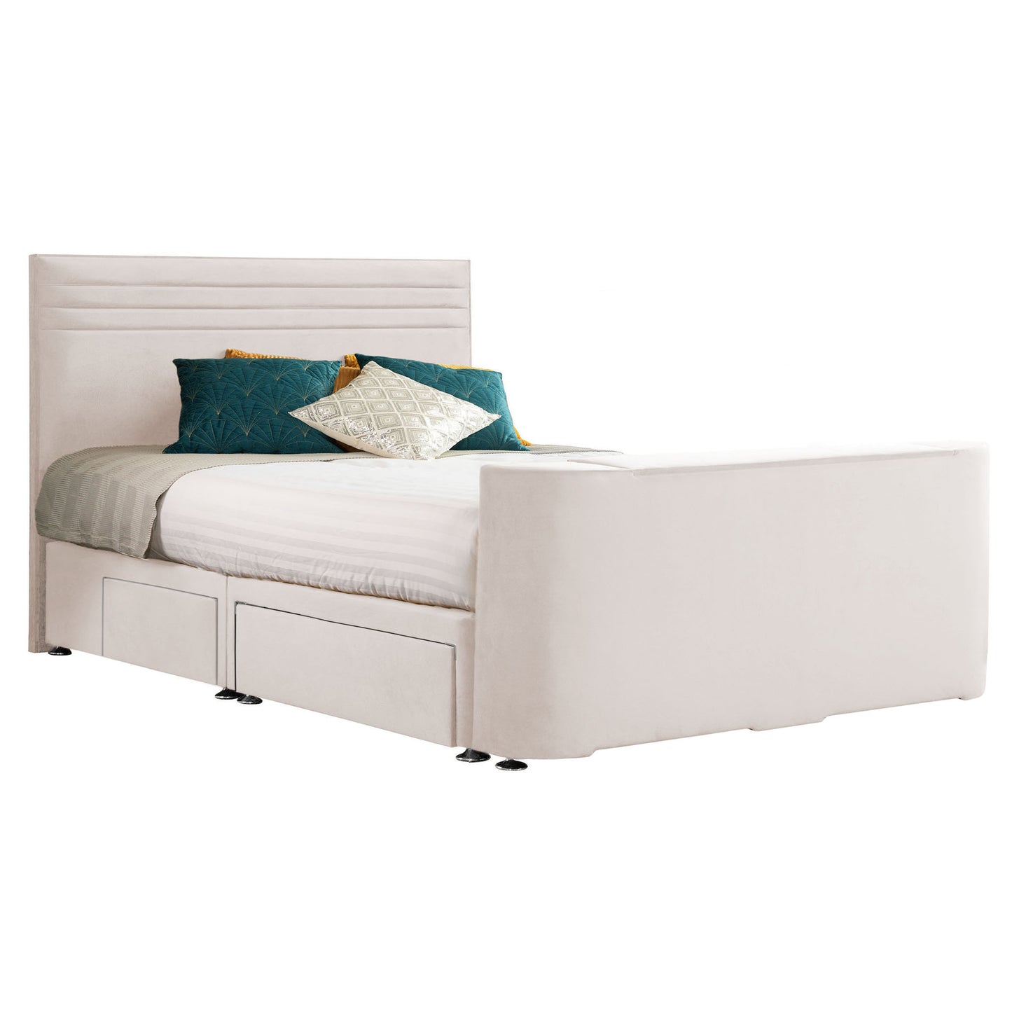 Image Classic Double TV Bed